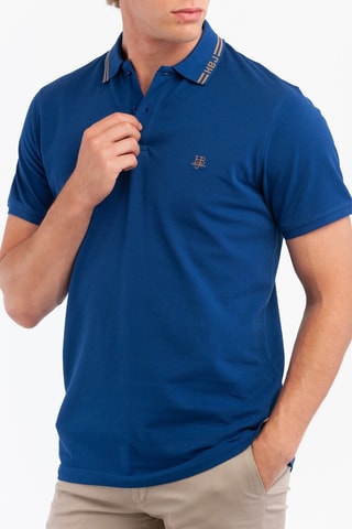 Polo - Felblauw - Harmont & Blaine Jeans