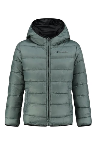 Dubbelzijdige Gewatteerde Jas - Zwart en Kaki