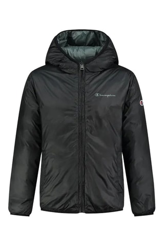 Dubbelzijdige Gewatteerde Jas - Zwart en Kaki