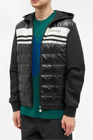 Gewatteerde Jas met Capuchon Down - Marineblauw