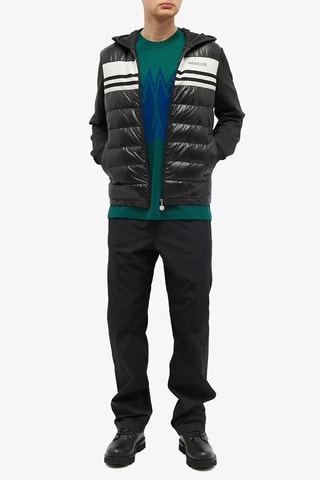 Gewatteerde Jas met Capuchon Down - Marineblauw