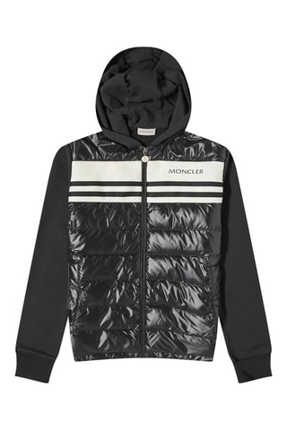 Gewatteerde Jas met Capuchon Down - Marineblauw