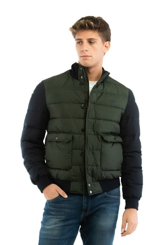 Doudoune en laine - Bleu marine