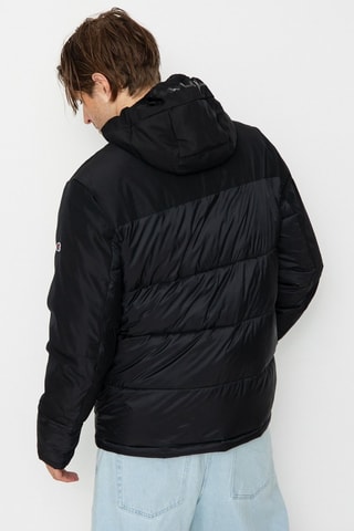Gewatteerde Jas met Capuchon - Zwart
