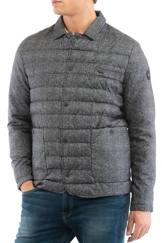 Gewatteerde Jas - Gemêleerd Grijs