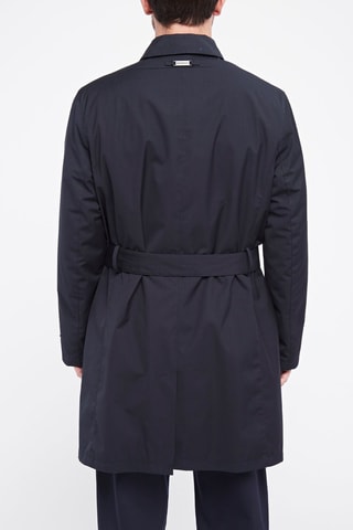 Trenchcoat Emporio Armani Nachtblauw