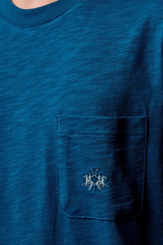 T-shirt Gemêleerd Marineblauw