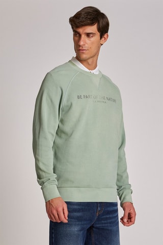 Fleece Sweater Zachtgroen