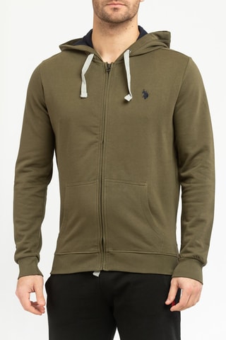 Sweater met Capuchon Kaki