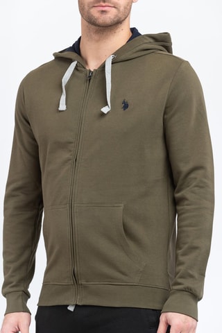 Sweater met Capuchon Kaki