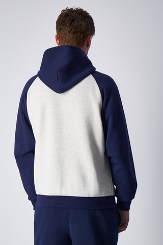 Sweater met Capuchon Champion Athletics Gemêleerd Grijs en Marineblauw