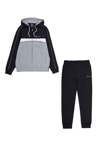 Sweater met Capuchon en Broek - Zwart