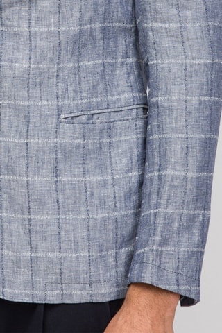 Linnen Blazer Hemelsblauw - Emporio Armani