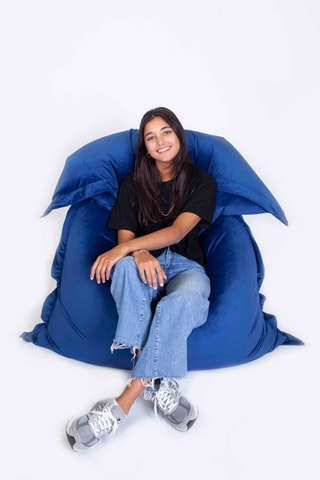 Pouf Lazy - Bleu marine