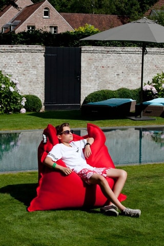 Pouf flottant Float - Rouge