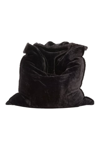 Pouf lazy fake fur - Noir