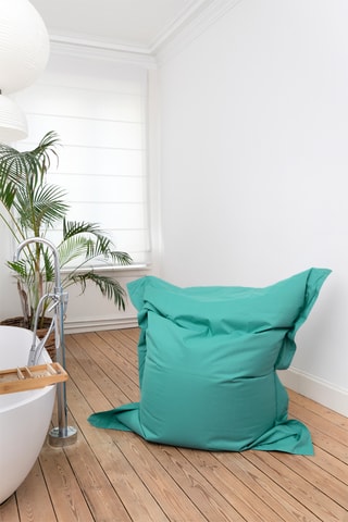 Pouf Beanbag - Turquoise - Toucher doux