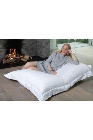 Pouf Beanbag - Blanc - Toucher doux