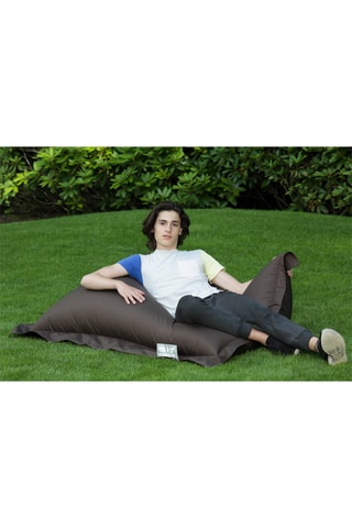 Pouf Beanbag - Gris foncé - Toucher doux