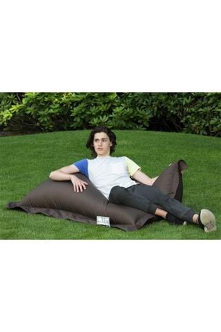 Pouf Beanbag - Gris foncé - Toucher doux