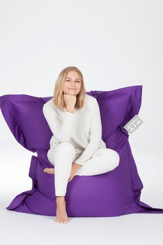 Pouf Beanbag - Violet - Toucher doux