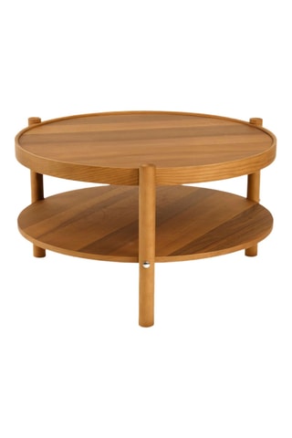 Table basse en bois massif Monza - 80 x 48 cm