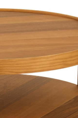 Table basse en bois massif Monza - 80 x 48 cm