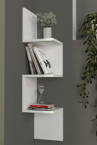 Etagère murale 3 niveaux Corner - 25 x 105,4 x 25 cm