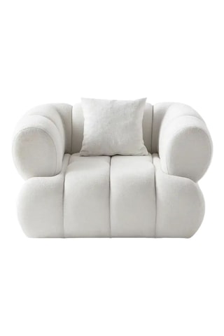 Fauteuil en charme Petra - Blanc
