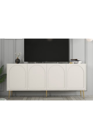 Buffet 4 portes Lyon 80 - 180 x 80 x 35 cm