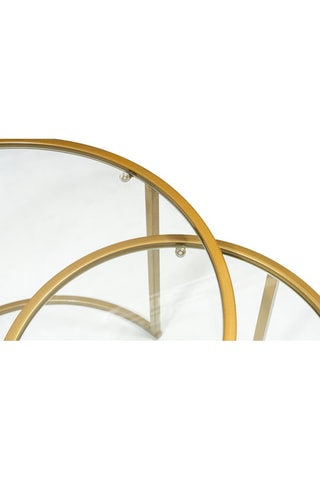 Table basse en verre Belarus - 60 x 43 x 60 cm