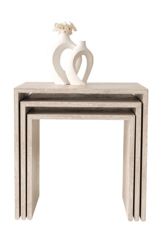 3 tables gigognes - 50 x 50 x 50/45 x 45 x 45/40 x 40 x 40 cm