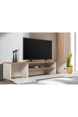 Meuble TV 3 abattants Veramont - 180 x 44,6 x 44,5 cm