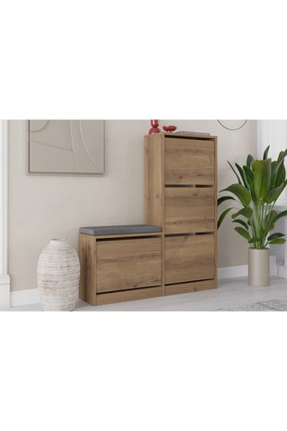 Meuble à chaussures Dude - 105 x 118,5 x 26 cm