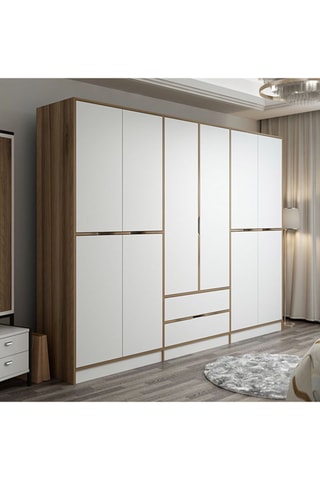 Armoire 10 portes - 277 x 208 x 52 cm