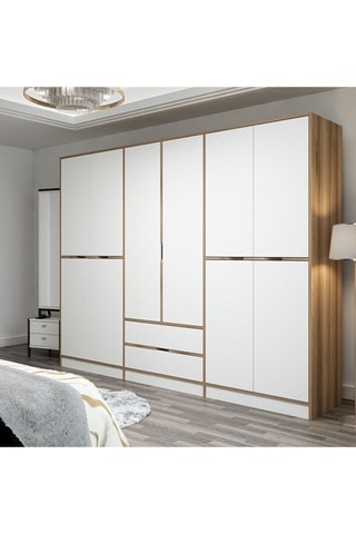 Armoire 10 portes - 277 x 208 x 52 cm