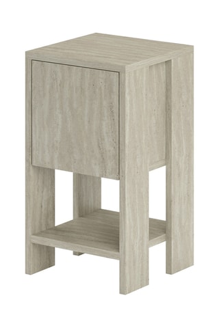Table de chevet 1 abattant Ema - 30 x 55 x 30 cm