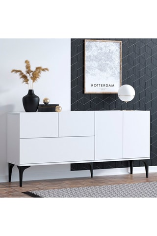 Console 4 portes Glise  - 150 x 75 x 35 cm