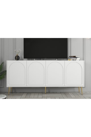 Buffet 4 portes Lyon 80 - 180 x 80 x 35 cm