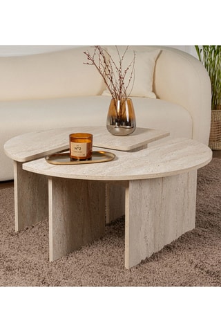 2 tables basses Moira - 90 cm