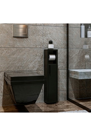 Meuble de salle de bain 1 porte - 15 x 13 x 70 cm