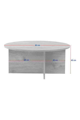 Table basse Soleil - 90 x 40 x 90 cm