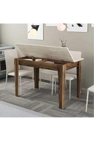 Table à manger 1 abattant - 110 x 75 x 72 cm