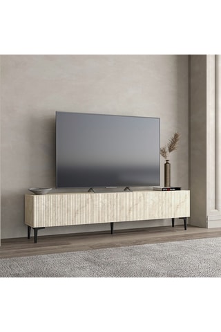 Meuble TV 3 abattants Oscar - 180 x 45 x 31,4 cm