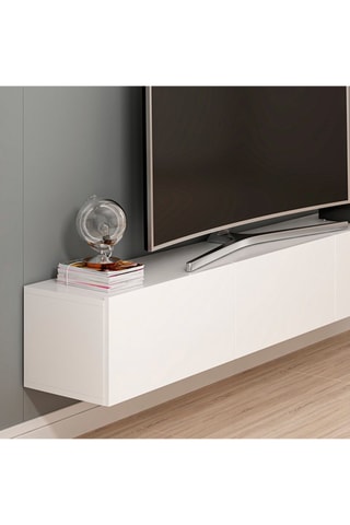 Meuble TV 3 portes - 180 x 30 x 32 cm