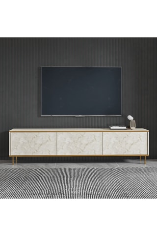 Meuble TV 3 abattants Imaj - 180 x 45,2 x 35 cm