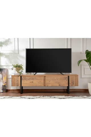 Meuble TV 2 abattants Serenity  - 180 x 50 x 29,5 cm