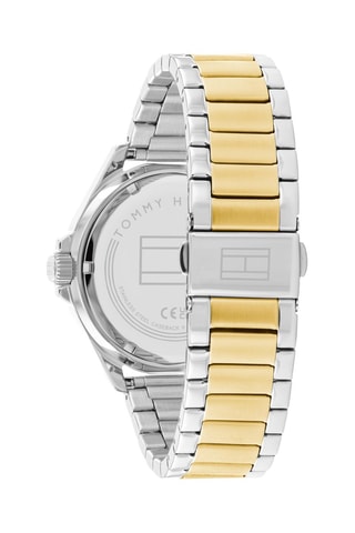 Montre à quartz en acier Logan - Argenté et doré