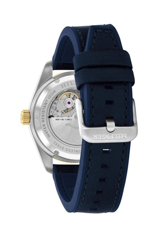 Polyester Horloge - Blauw en rood