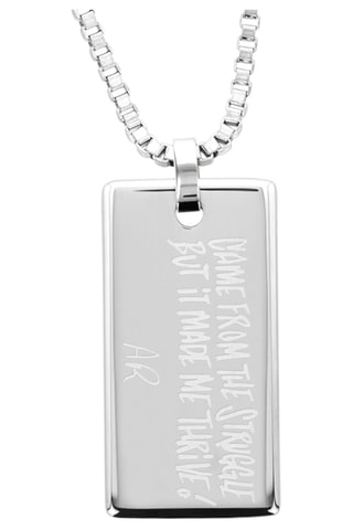 Ketting Zilverkleurig en Geel